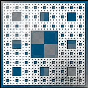 Le Tapis de Sierpinski, une structure fractale