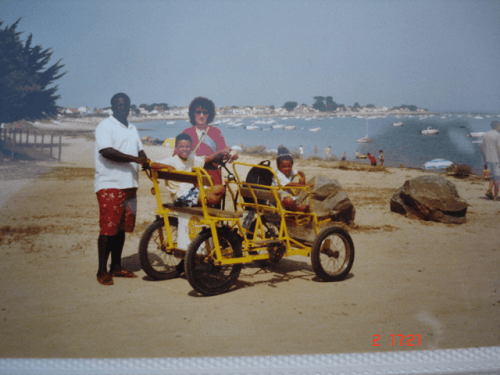 Nous quatre à Noirmoutier en 2003