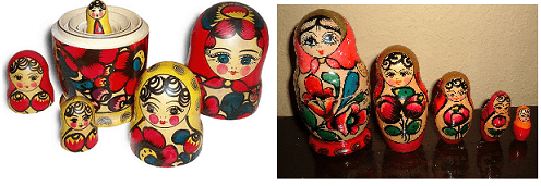 Poupées Gigogne, poupées russes
