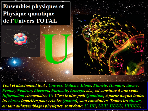 Physique Quantique de l'Univers TOTAL