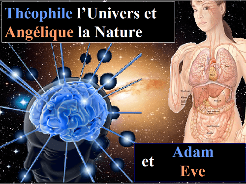 Théophile l'Univers et Angélique la Nature, Adam et Eve