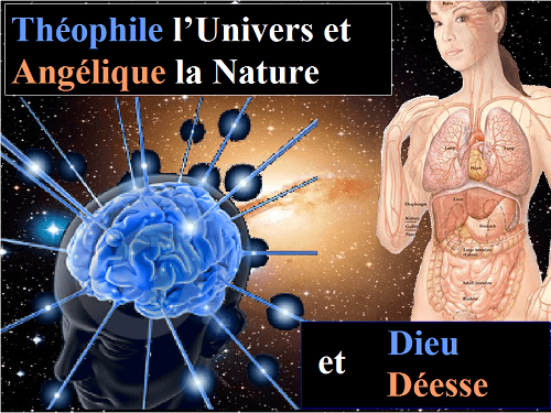 Théophile l'Univers et Angélique la Nature, Dieu et Déesse