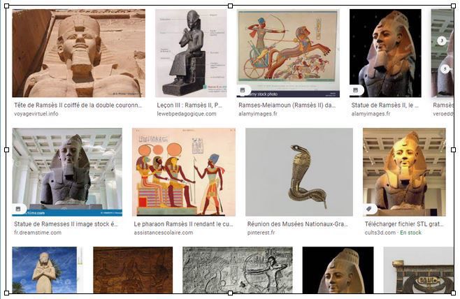 Pharaons d'Egypte et serpents