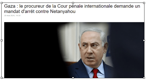 Mandat d'arrête de la CPI contre Nétanyahou