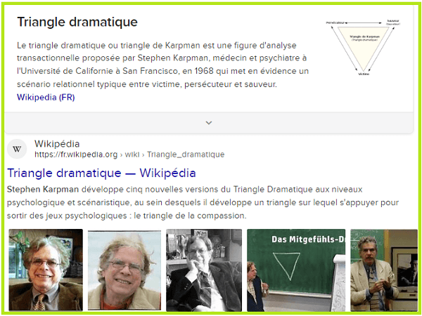 Stephen Karpman et le Triangle dramatique