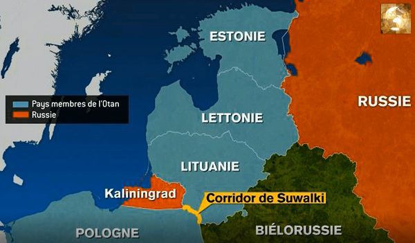 Kaliningrad et corridor Suwalki