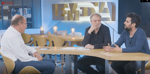 Etienne Chouard face à Mathias Enthoven et Denis Robert de MEDIA 1