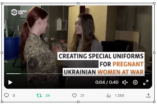 Ukraine: abomination satanique d'envoyrer des femmes enceintes à la guerre