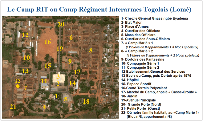 Le Camp RIT de Lomé au Togo